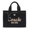 Coach Double Handle Shoulder Bag In Black