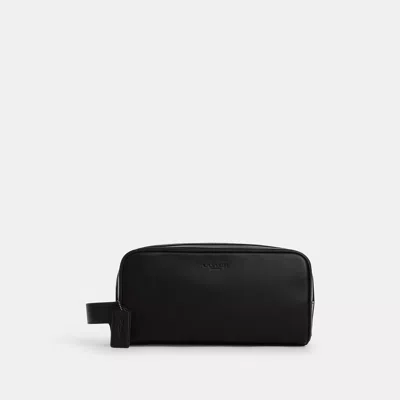 Coach Large Travel Kit In Black