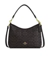 Coach Laurel Shoulder Bag In Signature Canvas In Black
