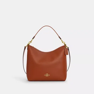 Coach Laurel Large Shoulder Bag In Beige