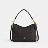 Coach Laurel Shoulder Bag In Signature Canvas In Beige