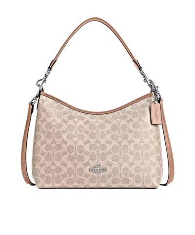 Coach Laurel Shoulder Bag In Nude
