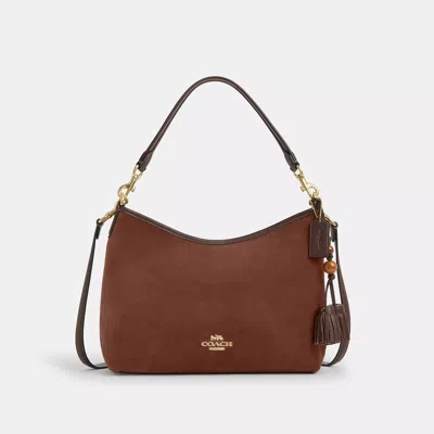 Coach Laurel Shoulder Bag With Tassels In Brown