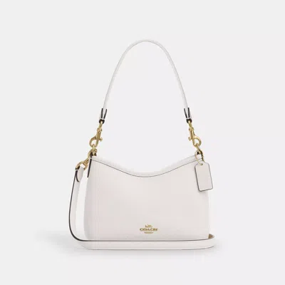 Coach Laurel Small Shoulder Bag In White