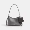 Coach Laurel Small Shoulder Bag With Star Charm In Gray