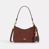 Coach Laurel Small Shoulder Bag With Tassels In Brown