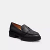 Coach Leah Loafer Mit Steppung In Black
