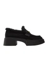Coach Leah Platform Loafer In Black