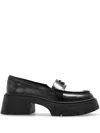 Coach Leah Platform Loafers In Schwarz