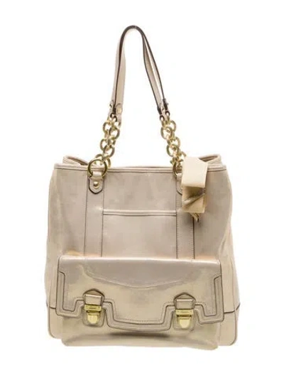 Pre-owned Coach Leather Backpack