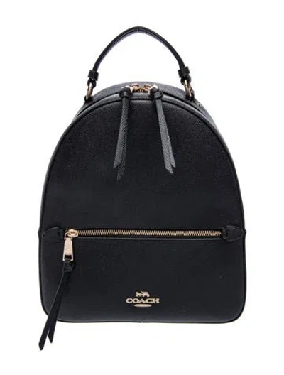 Pre-owned Coach Leather Backpack In Black