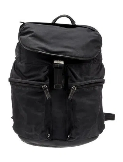 Pre-owned Coach Leather Backpack In Black