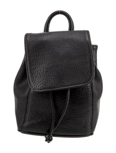 Pre-owned Coach Leather Backpack In Black