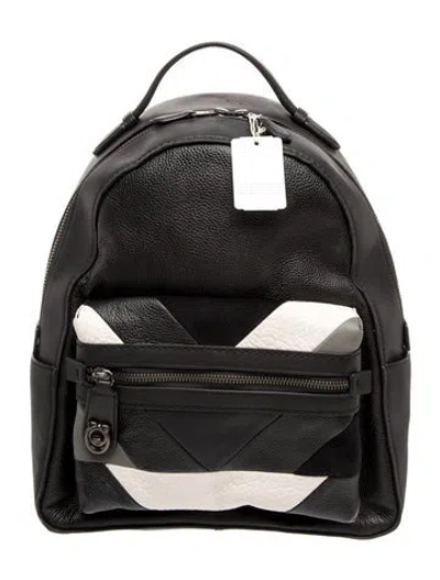 Pre-owned Coach Leather Backpack In Black