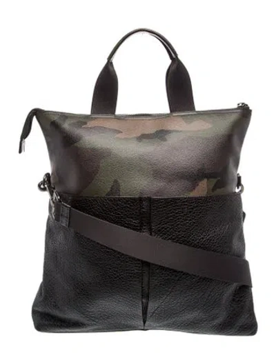 Pre-owned Coach Leather Backpack In Black