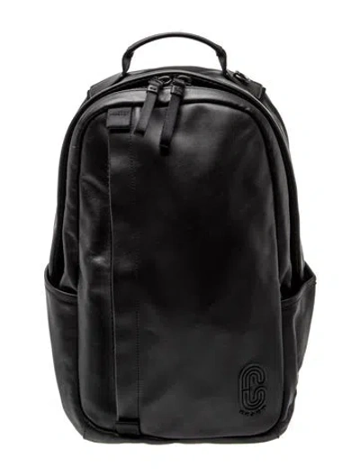Pre-owned Coach Leather Backpack In Black