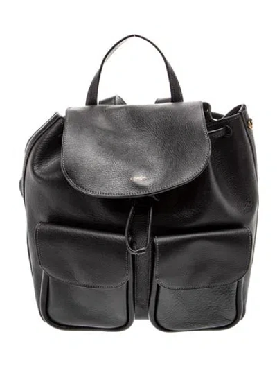 Pre-owned Coach Leather Backpack In Black