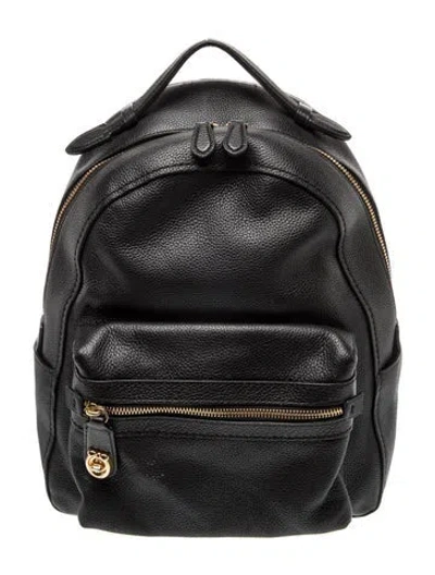 Pre-owned Coach Leather Backpack In Black