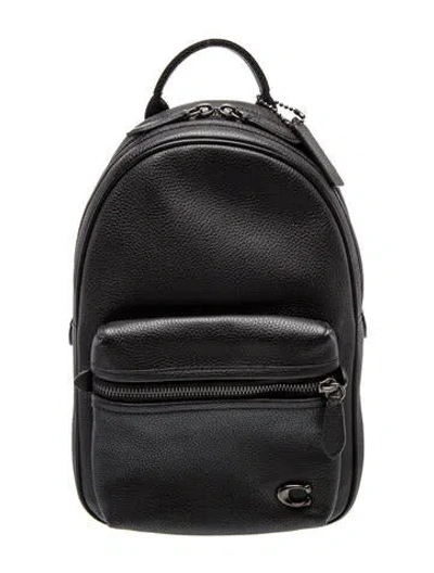 Pre-owned Coach Leather Backpack In Black