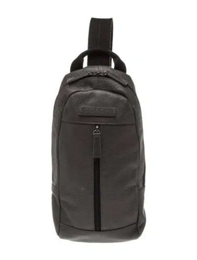 Pre-owned Coach Leather Backpack In Black