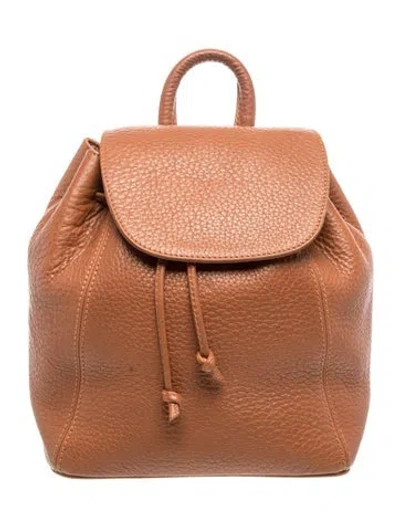 Pre-owned Coach Leather Backpack In Brown