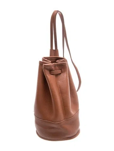 Pre-owned Coach Leather Backpack In Brown