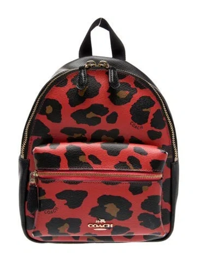 Pre-owned Coach Leather Backpack In Multi