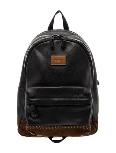 Pre-owned Coach Leather Backpack In Multi