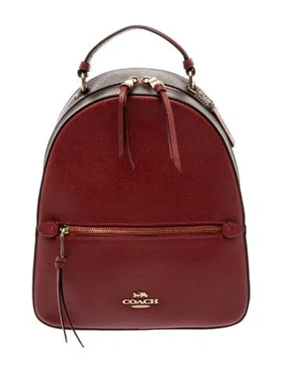 Pre-owned Coach Leather Backpack In Multi