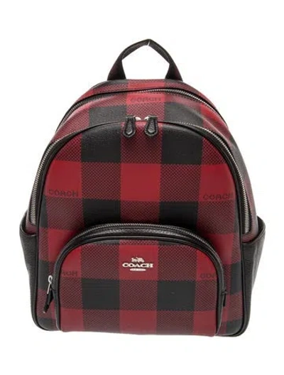 Pre-owned Coach Leather Backpack In Multicolor