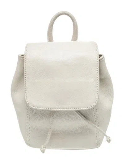 Pre-owned Coach Leather Backpack In Neutral