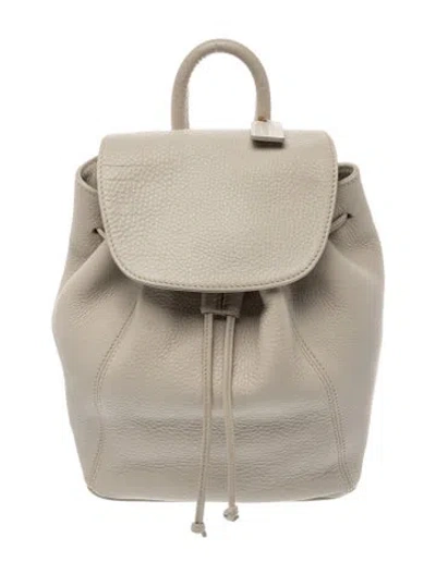 Pre-owned Coach Leather Backpack In Neutral