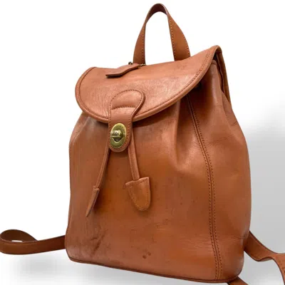 Pre-owned Coach Leather Backpack ()