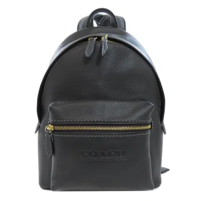 Pre-owned Coach Leather Backpack ()