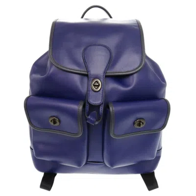 Pre-owned Coach Leather Backpack ()