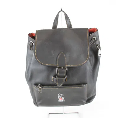 Pre-owned Coach Leather Backpack () In Black