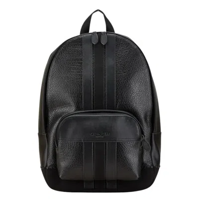 Pre-owned Coach Leather Backpack () In Black