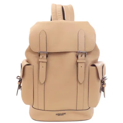 Pre-owned Coach Leather Backpack () In Brown