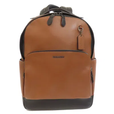 Pre-owned Coach Leather Backpack () In Multi