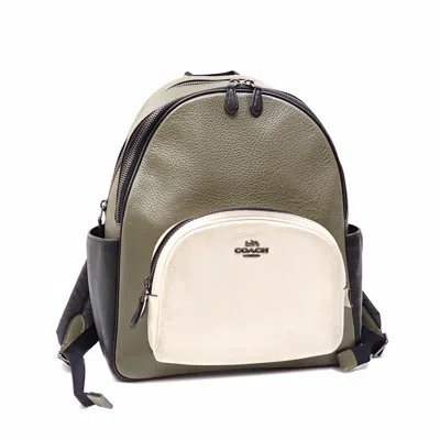 Pre-owned Coach Leather Backpack () In Multi