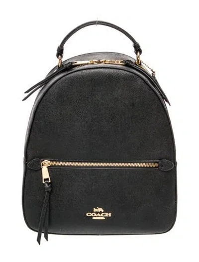 Pre-owned Coach Leather Backpack W/ Tags In Black