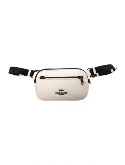Pre-owned Coach Leather Belt Bag In Black/neutrals