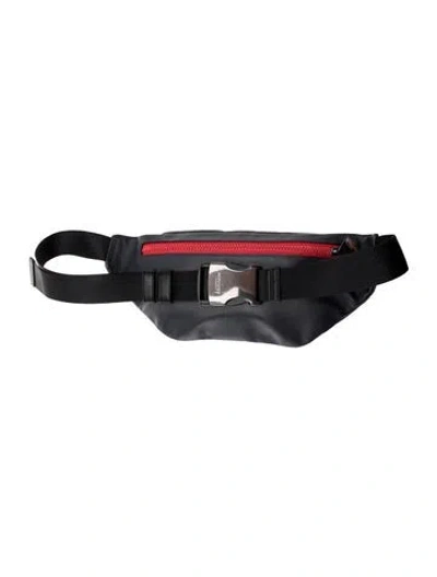 Pre-owned Coach Leather Belt Bag In Blue/red