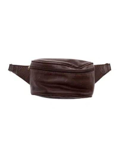 Pre-owned Coach Leather Belt Bag In Brown
