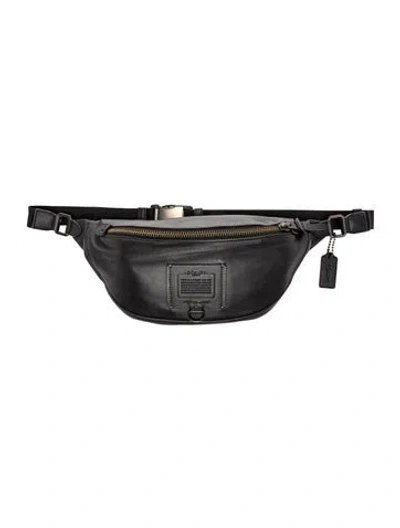 Pre-owned Coach Leather Belt Bag In Brown