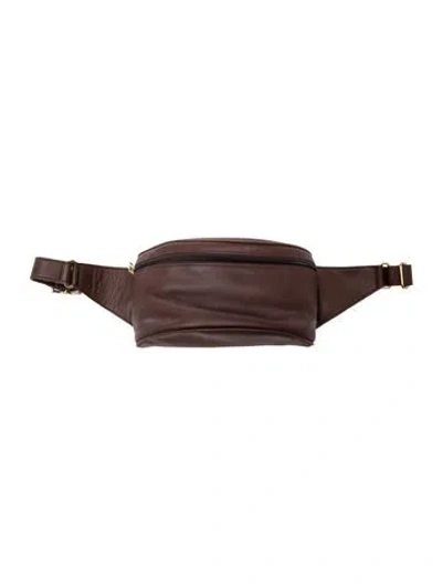 Pre-owned Coach Leather Belt Bag In Brown