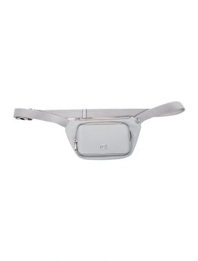 Pre-owned Coach Leather Belt Bag In Gray