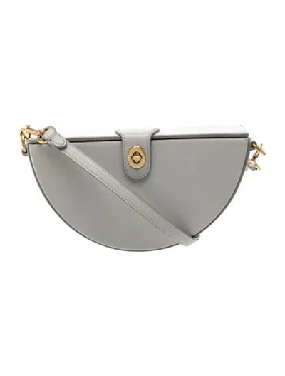 Pre-owned Coach Leather Belt Bag In Gray