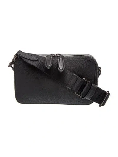 Pre-owned Coach Leather Belt Bag In Grey