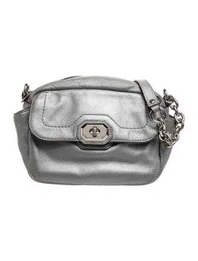 Pre-owned Coach Leather Belt Bag In Grey